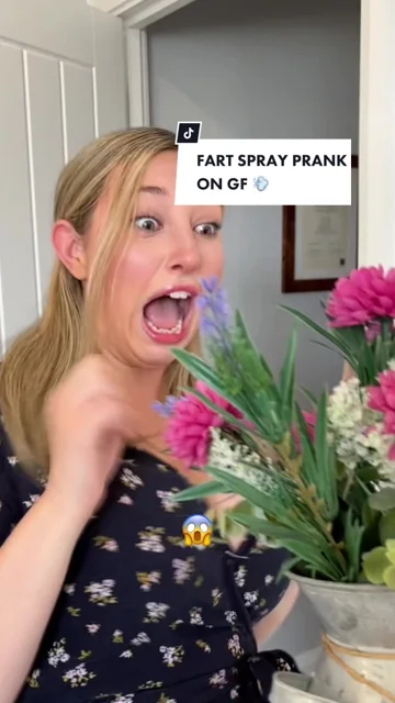 Video preview: Fart spray prank on girlfriend… SHE WAS NOT HAPPY 😳